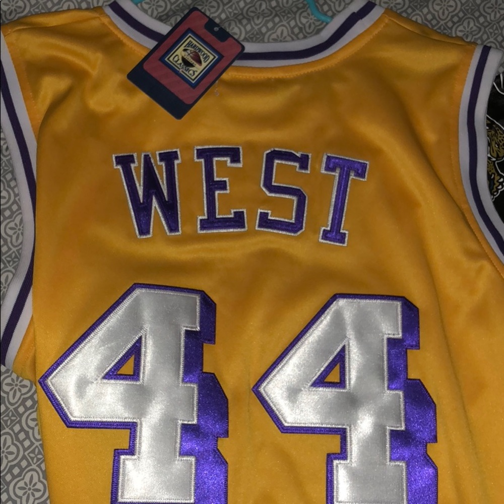 Jerry West Lakers Jersey Hardwood classic